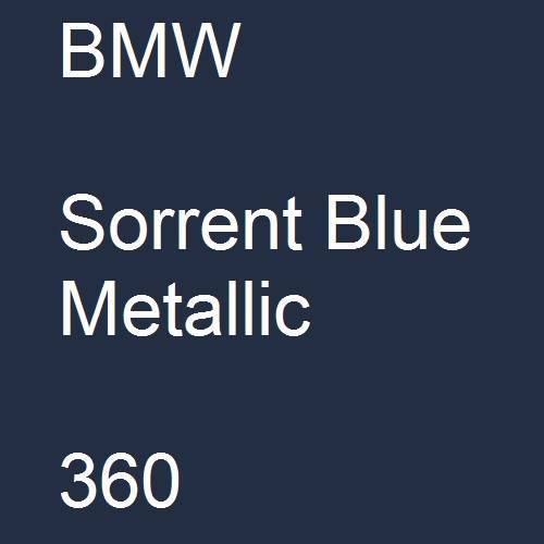 BMW, Sorrent Blue Metallic, 360.